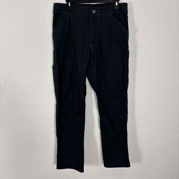 Kuhl Dark Grey Nylon Straight Leg Pants Size 34 x 30" Inseam - Picture 1 of 8